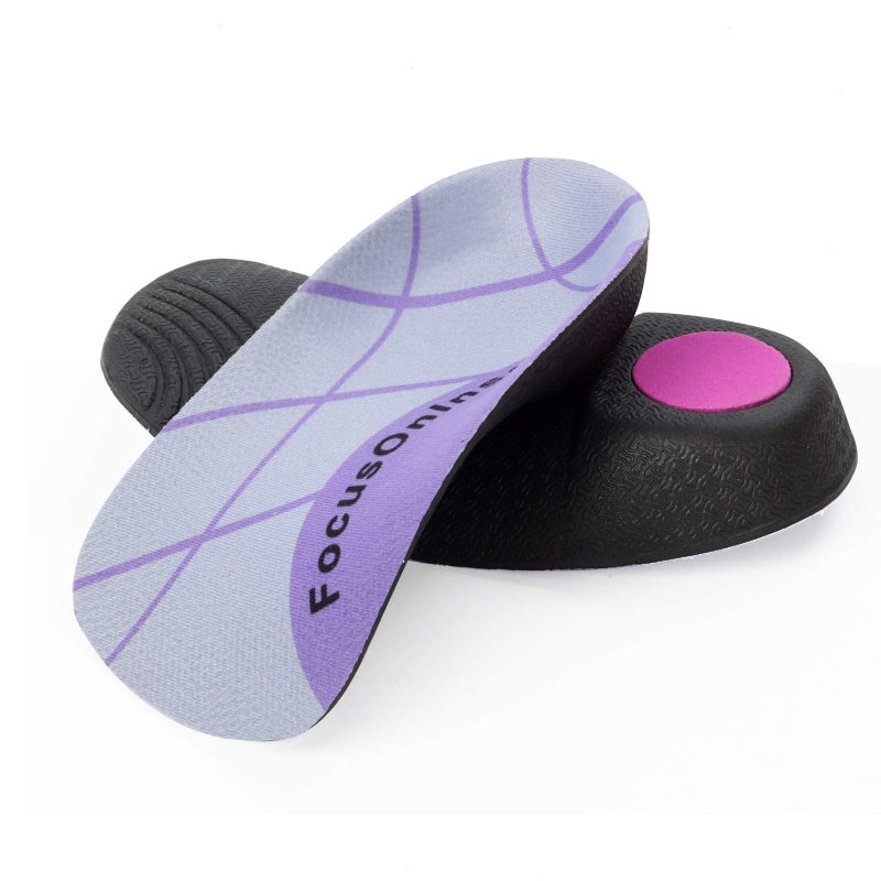 RooRuns 3/4 Length Arch Support Insoles for Men and Women  Small Size Planter Fasciitis High Arch Support for Work Boots  EVA Orthotic Shoe Inserts for Flat Feet  Over-Pronation  Relief Foot Heel Spur Pain - Image 1